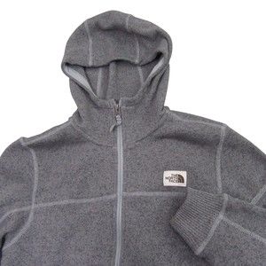 The North Face Mens Fleece Jacket S Gray Gordon Lyons 1/2 Zip Pullover